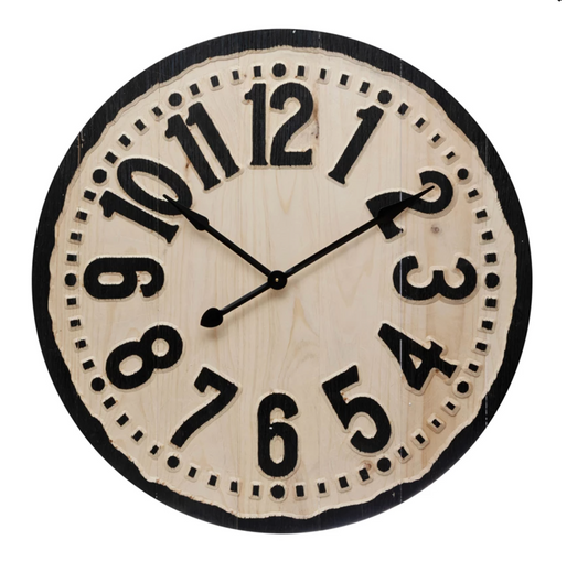 Wood Wall Clock