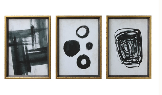 Abstract Framed Wall Decor