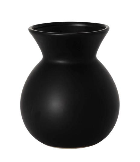 Reef Black Vase